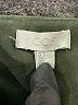 Cos 100% Wool Solid Black Green Wool Skirt Size 6 - photo 4