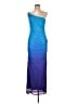 Lulus Blue Cocktail Dress Size L - photo 1