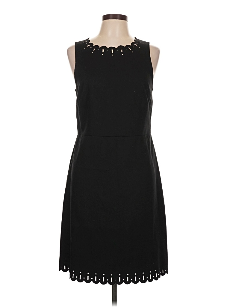 Pre-owned Ann Taylor Loft Cocktail Dress In Black