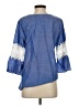 Lilly Pulitzer Blue 3/4 Sleeve Blouse Size S - photo 2