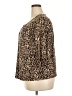 DressBarn Animal Print Brown 3/4 Sleeve Blouse Size 2X - photo 5