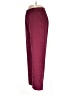 Unbranded 100% Polyester Solid Burgundy Casual Pants Size L - photo 5