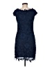 Cache 100% Polyester Blue Cocktail Dress Size 8 - photo 2