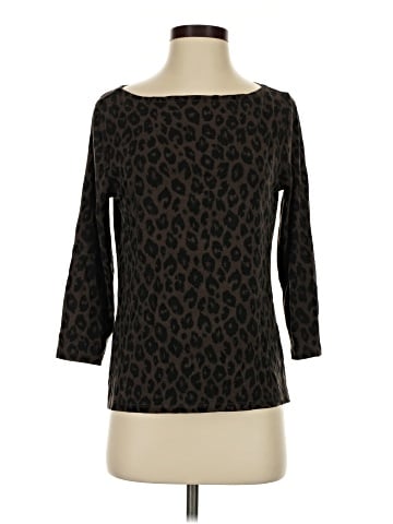 Ann Taylor Factory 3/4 Sleeve T-Shirt (view 1)