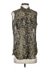 Banana Republic 100% Polyester Green Sleeveless Blouse Size S - photo 1