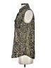 Banana Republic 100% Polyester Green Sleeveless Blouse Size S - photo 5
