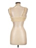 Cider 100% Polyester Ivory Tank Top Size L - photo 2