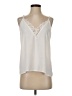 Shein 100% Polyester Ivory Tank Top Size 6 - photo 1