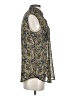 Banana Republic 100% Polyester Green Sleeveless Blouse Size S - photo 4
