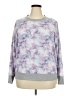 Splendid Floral Purple Sweatshirt Size XXL - photo 1