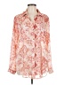 Pilcro 100% Modal Paisley Orange Long Sleeve Blouse Size M - photo 1