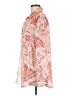 Pilcro 100% Modal Paisley Orange Long Sleeve Blouse Size M - photo 5