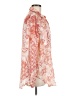 Pilcro 100% Modal Paisley Orange Long Sleeve Blouse Size M - photo 4