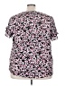 Lane Bryant 100% Polyester Floral Pink Short Sleeve Blouse Size 22 - photo 2
