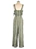 Derek Heart 100% Rayon Metallic Green Jumpsuit Size XL - photo 2