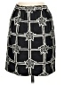 Fossil 100% Polyester Graphic Black Casual Skirt Size S - photo 2