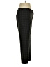 Investments Plaid Black Dress Pants Size 16 - photo 4