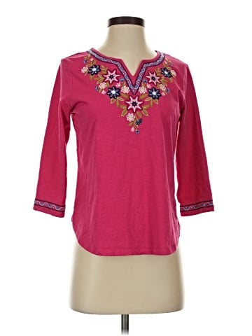 Alfred Dunner 3/4 Sleeve Top (view 1)