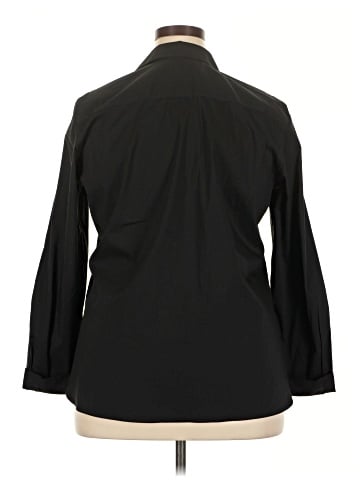 Foxcroft 3/4 Sleeve Button-Down Shirt (view 2)