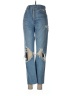 AGOLDE Hearts Blue Jeans Size 22 - photo 1