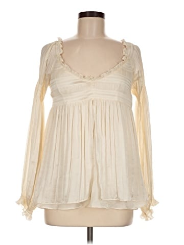 Diane von Furstenberg Long Sleeve Blouse (view 1)