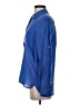 Gap 100% Linen Blue Long Sleeve Blouse Size XS - photo 5