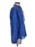 Gap 100% Linen Blue Long Sleeve Blouse Size XS - photo 4
