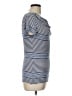 Max Studio Blue Short Sleeve Top Size L - photo 4