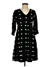 Polagram Polka Dots Black Casual Dress Size S - photo 1
