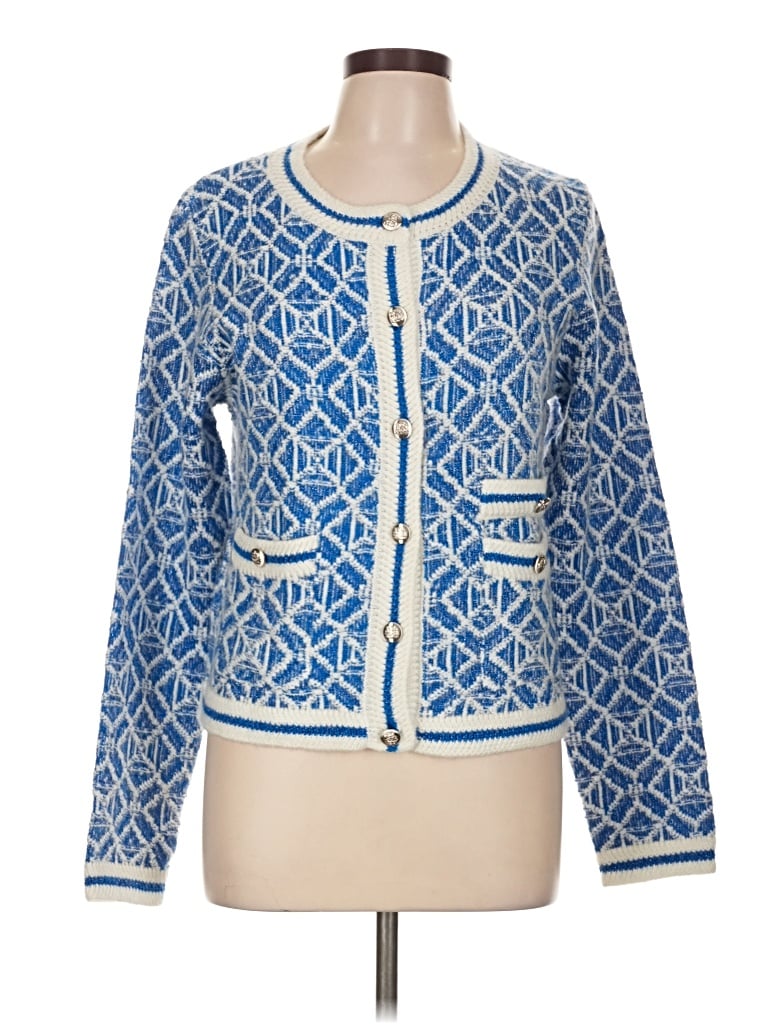Elie Tahari Cardigan Sweater In Blue