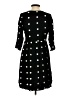 Polagram Polka Dots Black Casual Dress Size S - photo 2