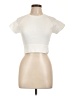 JoyLab Ivory Short Sleeve Turtleneck Size L - photo 1