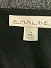 EMALINE Black Sleeveless Blouse Size XL - photo 7