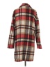 Prettygarden 100% Polyester Plaid Red Coat Size S - photo 2