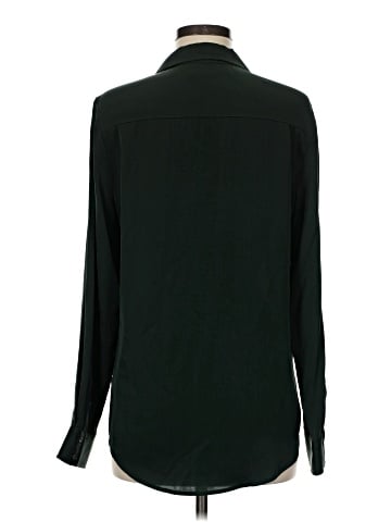 Quince Long Sleeve Silk Top (view 2)