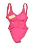 MICHAEL Michael Kors Color Block Pink One Piece Swimsuit Size 4 - photo 2