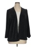 Alex Evenings Solid Black Cardigan Size 1X - photo 1