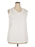 Automet Ivory Sleeveless T-Shirt Size 2X - photo 1