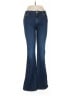 7 For All Mankind Hearts Blue Jeans Size 28 waist - photo 1