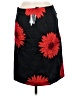 Grace Elements Floral Red Casual Skirt Size 8 - photo 2