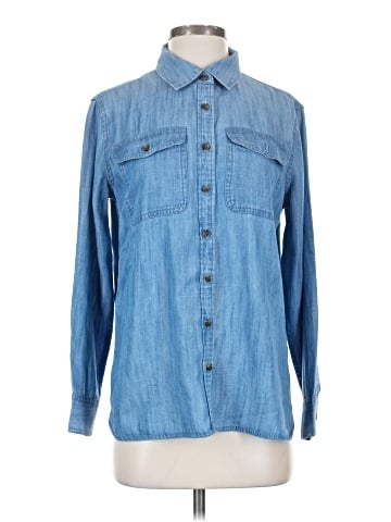 Lands' End Long Sleeve Button-Down Shirt (view 1)