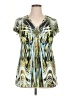 Unbranded Green Short Sleeve Blouse Size 1X - photo 1
