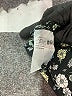 Uniqlo 100% Polyester Floral Blue 3/4 Sleeve Blouse Size XXL - photo 8