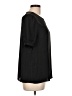 alex & lili 100% Polyester Black Short Sleeve Top Size L - photo 4