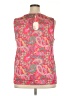 Unbranded Pink Sleeveless Blouse Size XXL - photo 2
