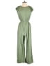 H&M 100% Polyester Solid Green Jumpsuit Size 18 - photo 1