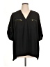 Ellen Tracy Black 3/4 Sleeve Blouse Size 1X - photo 1