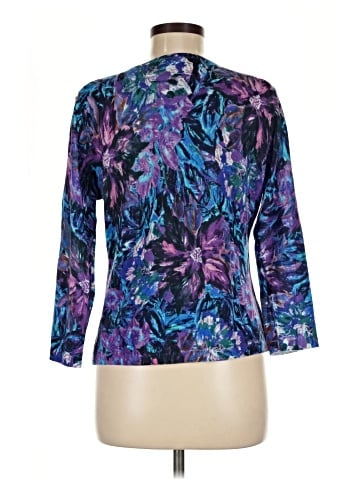 Garnet Hill 3/4 Sleeve Blouse (view 2)