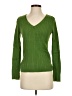Anne Klein 100% Cotton Green Pullover Sweater Size S - photo 1