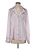 Paige 100% Polyester Metallic Pink Long Sleeve Blouse Size S - photo 1